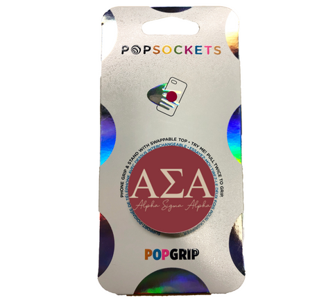 Alpha Sigma Alpha 2-Color PopSocket