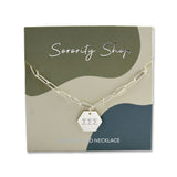 Sigma Sigma Sigma Necklace- Silver Paperclip Style with SSS Pendant