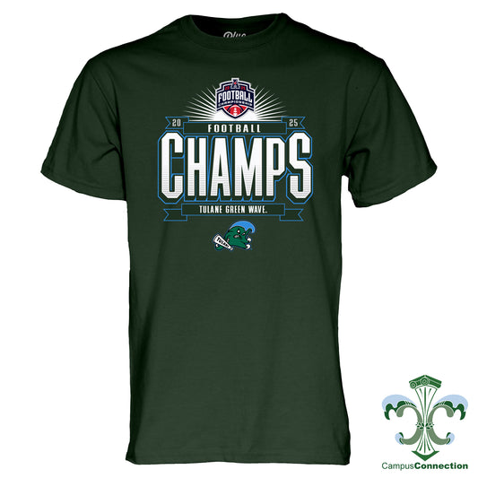 Tulane American Conference Champions 2025 Locker Room T-Shirt