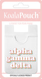 Alpha Gamma Delta Retro Koala Pouch