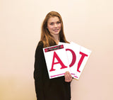 Alpha Omicron Pi <br> Jumbo Letter Decals