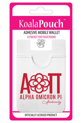 Alpha Omicron Pi Koala Pouch - Logo Design