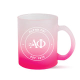 Alpha Phi Mug - Ombre Glass