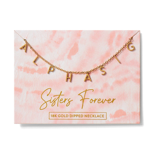 Alpha Sigma Alpha Name Necklace