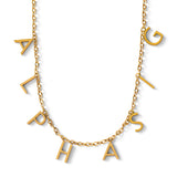 Alpha Sigma Alpha Name Necklace