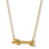 Alpha Sigma Alpha Retro Design Necklace