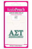 Alpha Sigma Tau Koala Pouch - Greek Letters Design - Phone Wallet