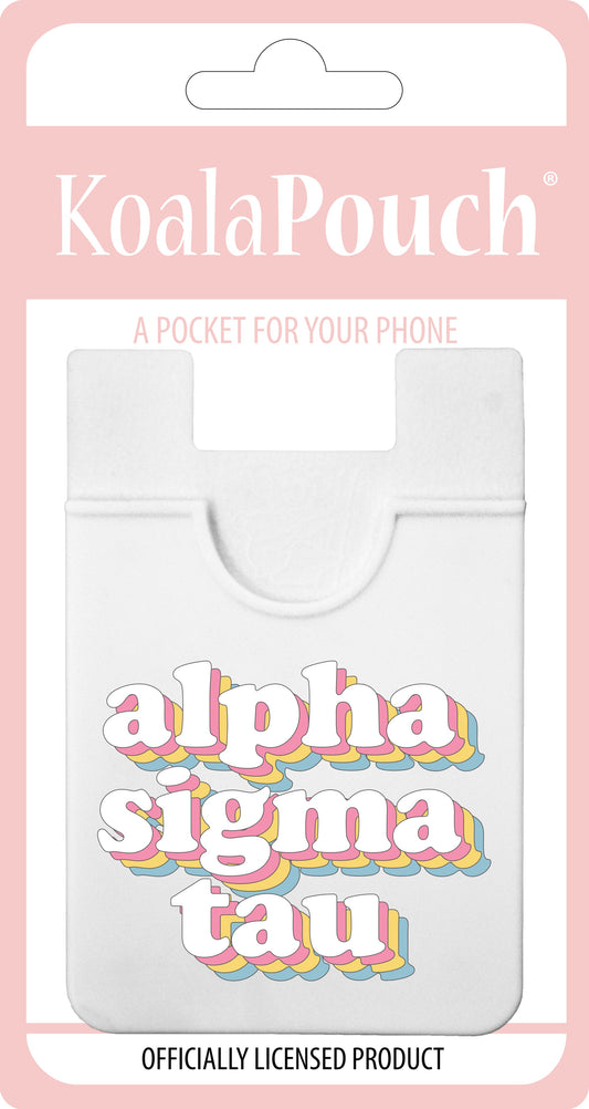 Alpha Sigma Tau Retro Koala Pouch