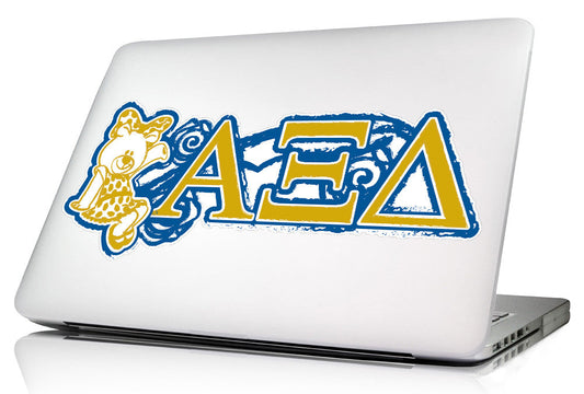 Alpha Xi Delta <br>11.75 x 5 Laptop Skin/Wall Decal