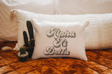 Alpha Xi Delta Retro Throw Pillow