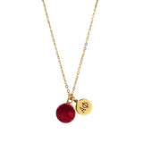 Alpha Phi Sisterhood Druzy Necklace