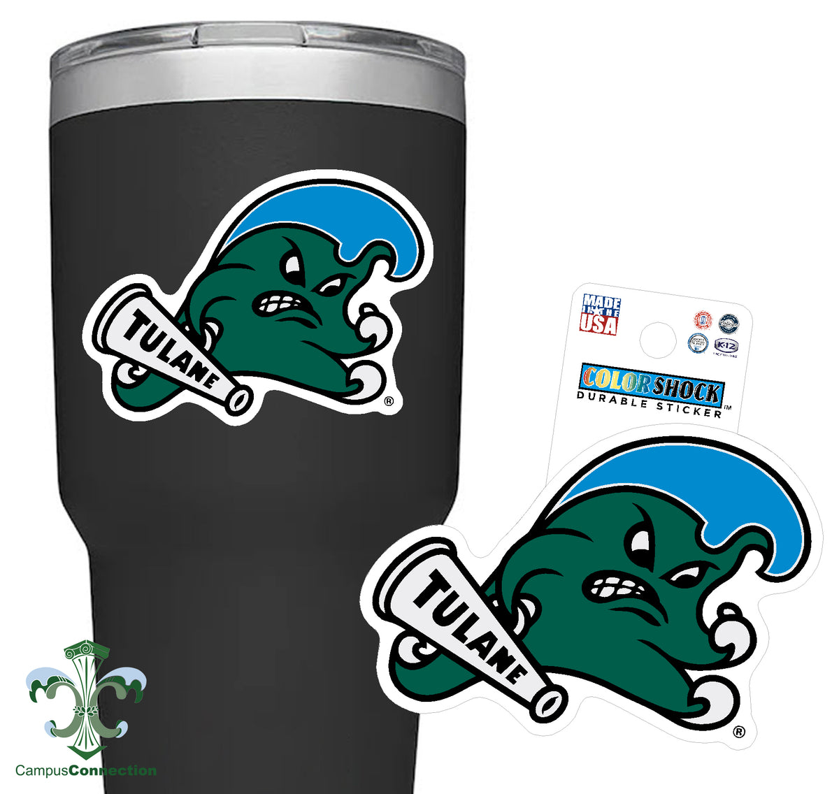 Angry Wave Sticker