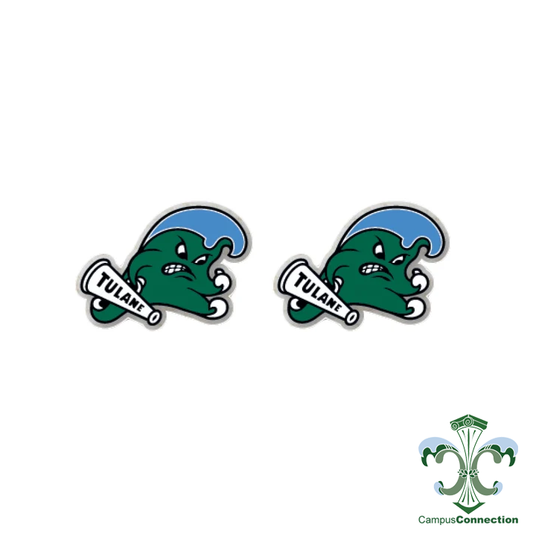 Angry Wave Stud Earrings
