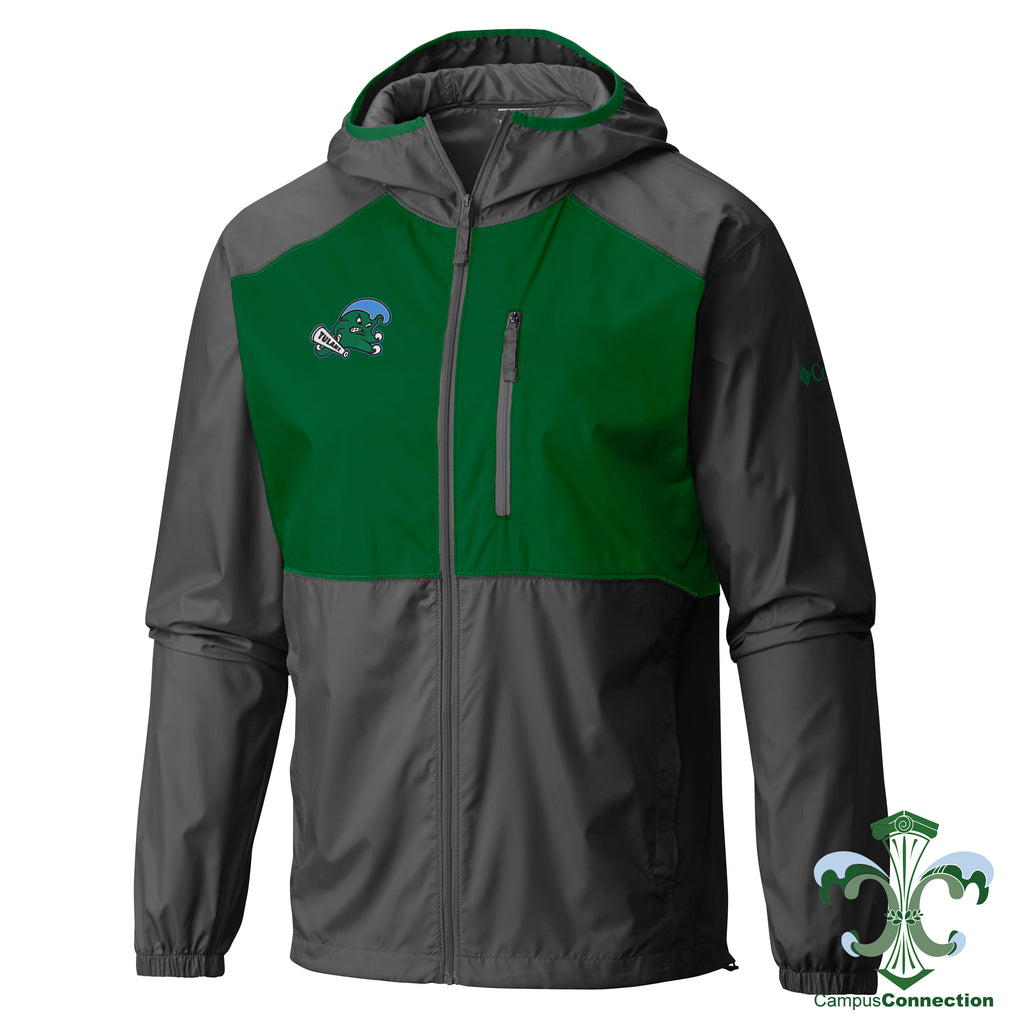 Tulane Angry Wave Columbia Flash Forward Windbreaker