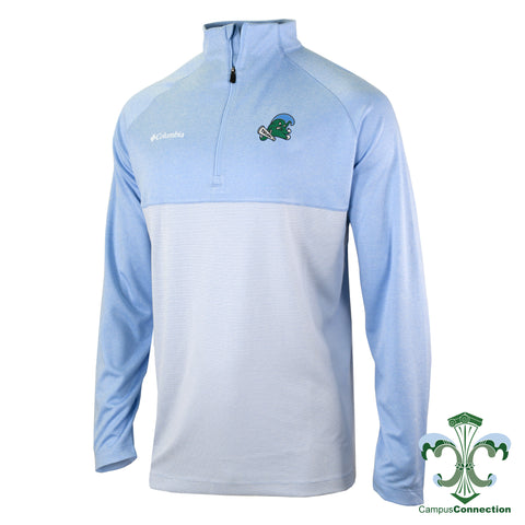 Tulane Angry Wave Columbia Omni-Wick Rockin' It Quarter Zip Pullover