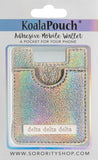 Delta Delta Delta Glitter Koala Pouch