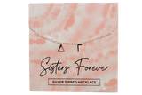 Delta Gamma Silver Greek Letters Necklace