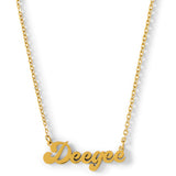 Delta Gamma Retro Design Necklace