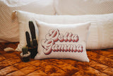 Delta Gamma Retro Throw Pillow