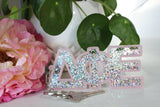 Delta Phi Epsilon Glitter Sorority Keychain