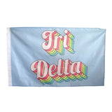 Delta Delta Delta Retro Flag