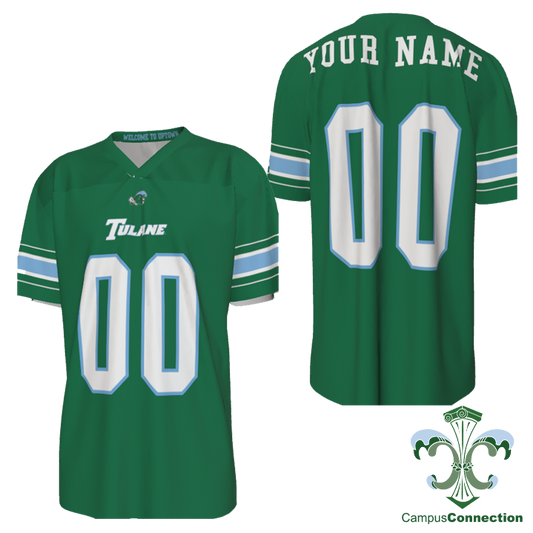 Tulane Replica Customizable Football Jersey - Green