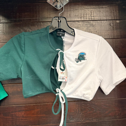 Tulane Heartbreaker Crop Top
