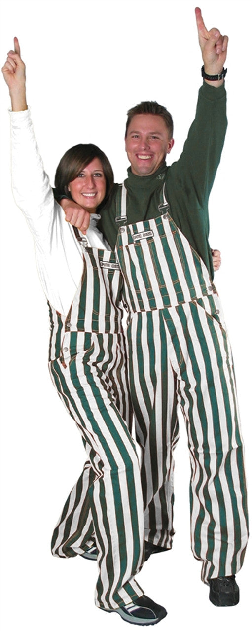 Game Bibs Striped Overalls