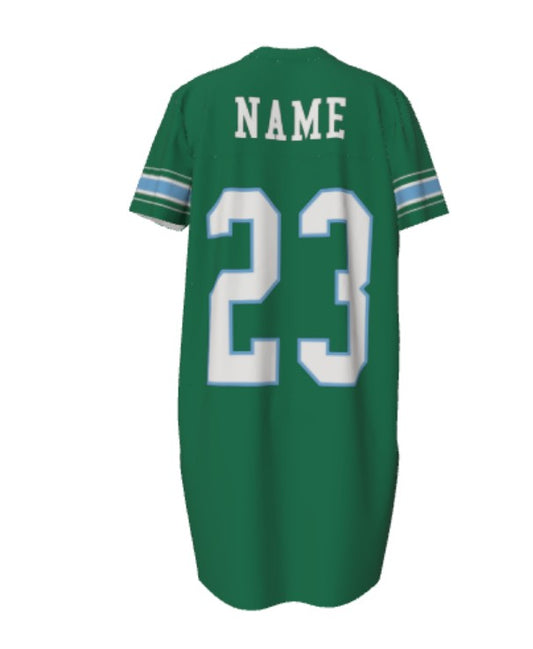 Tulane Replica Customizable Football Dress- Green