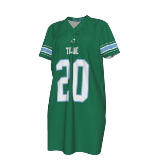 Tulane Player NIL Replica Football Dress- Green