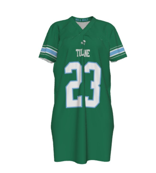 Tulane Replica Customizable Football Dress- Green