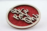 Pi Beta Phi - Laser Carved Ornament - 3" Round