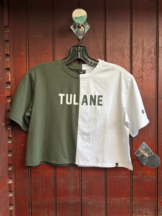 Tulane Brandy Tee Crop Top