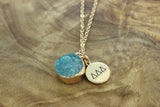 Delta Delta Delta Sisterhood Druzy Necklace