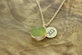 Chi Omega Sisterhood Druzy Necklace