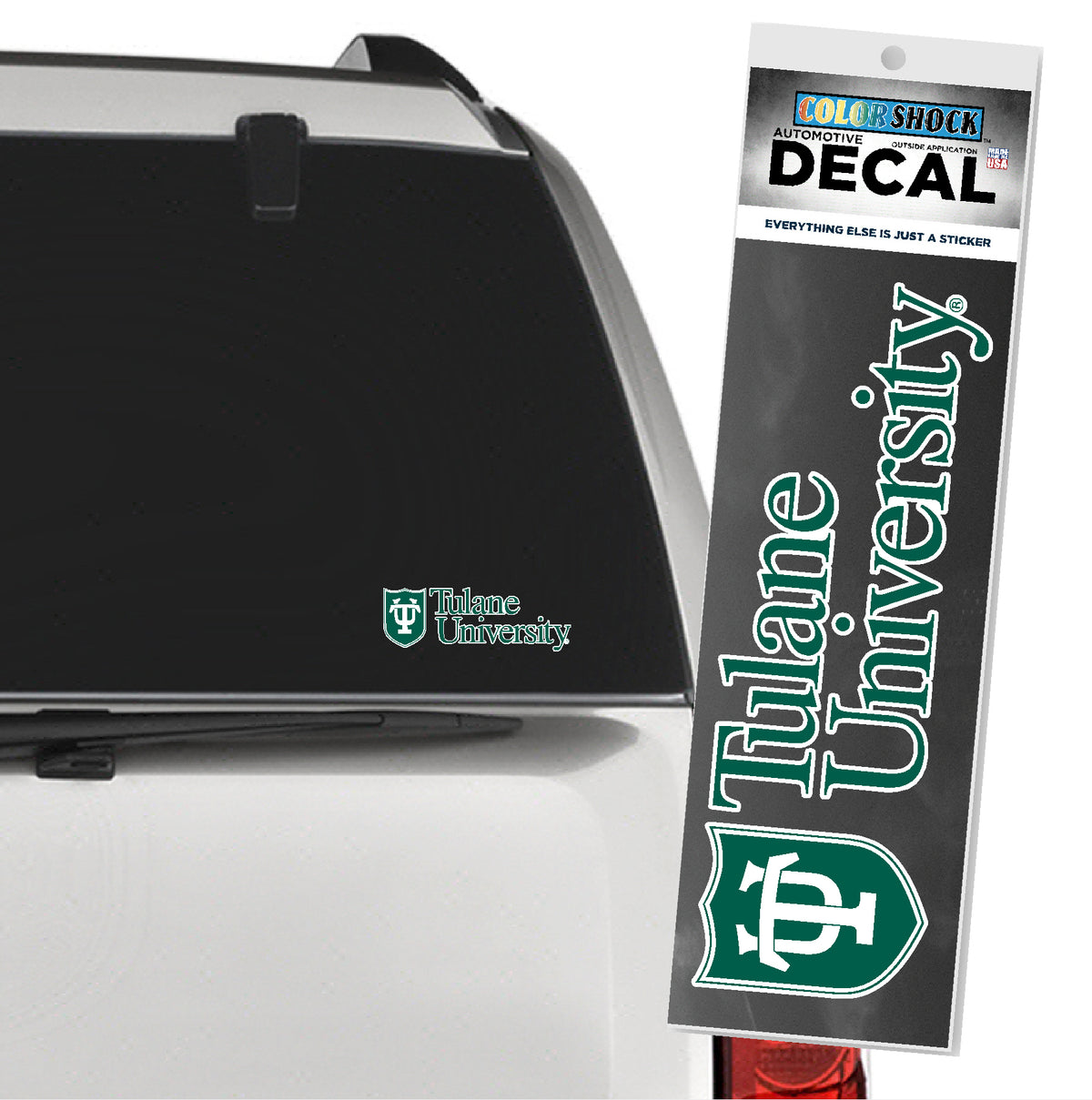 Tulane University Shield Decal