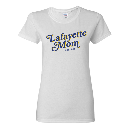 Lafayette Mom Women's Cotton T-Shirt - White