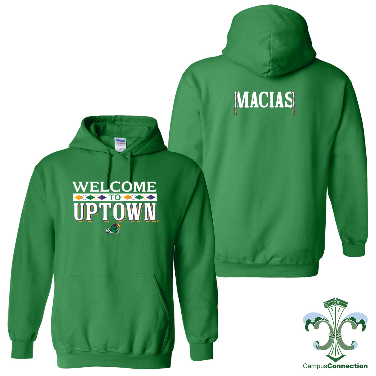 Sophia Macias NIL Player Mardi Gras Edition Hooded Sweatshirt