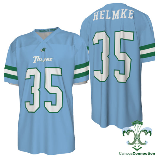 Tulane Football Player NIL Replica Jersey - Blue