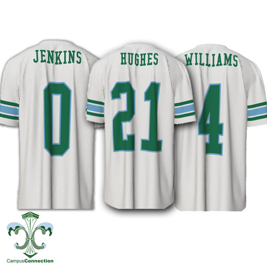 Tulane Player NIL Replica Football Jersey - White