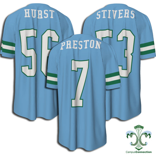 Tulane Football Player NIL Jersey - Blue