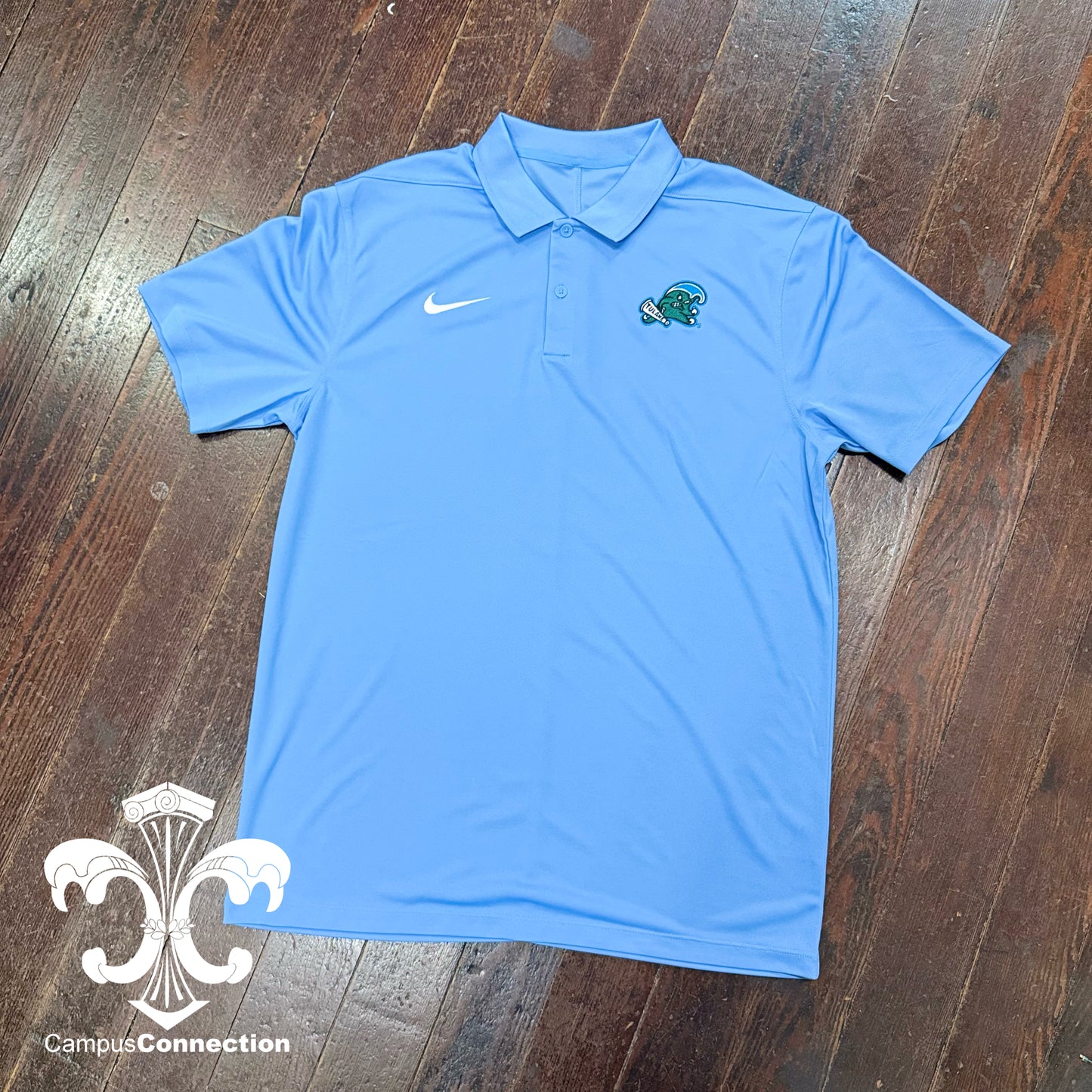 Tulane Nike Victory Solid Polo - Blue