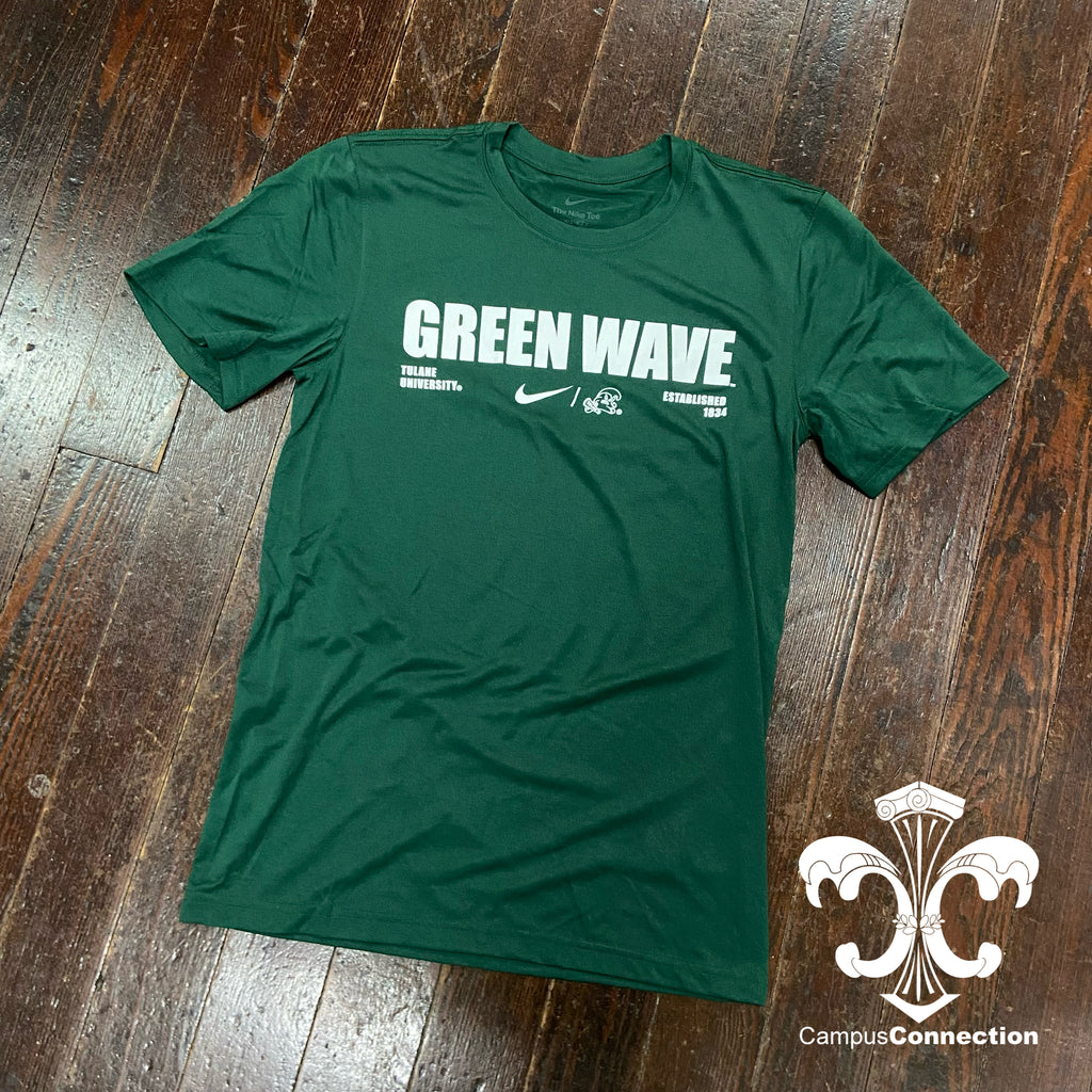 Tulane Nike Fraction T-Shirt - Green
