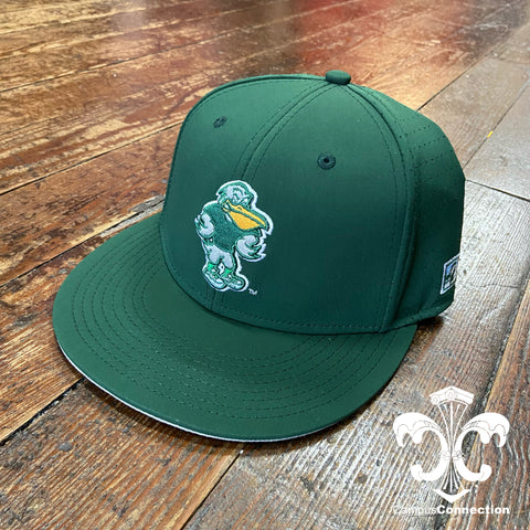 Tulane Baseball Slugger Bird Hat - Green