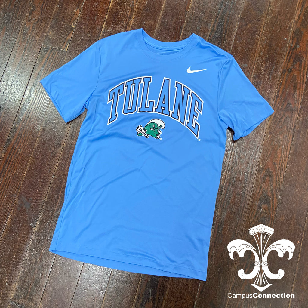 Tulane Nike Angry Wave Legend T-Shirt - Blue