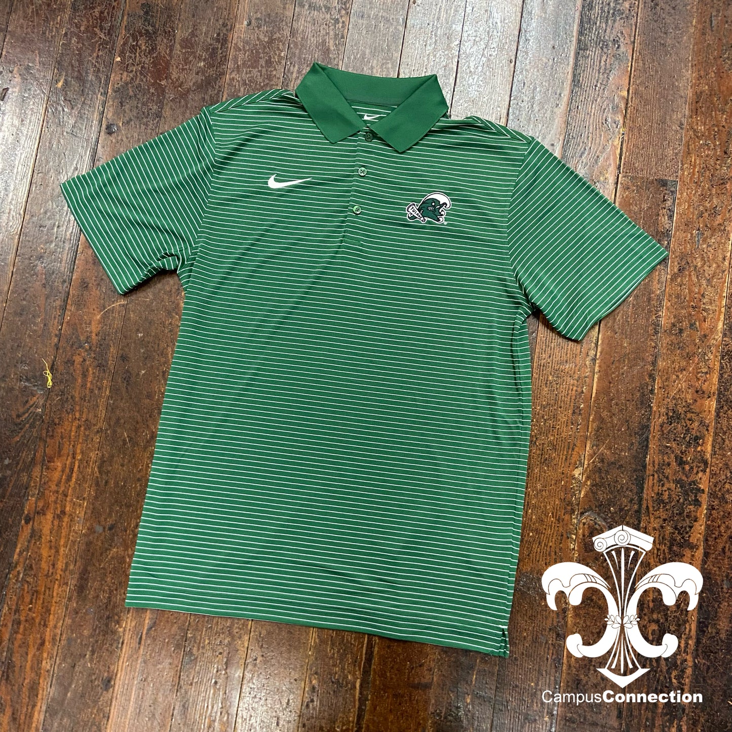 Tulane Angry Wave Nike Stadium Stripe Polo