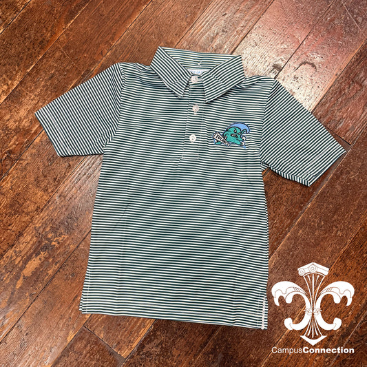 Tulane Toddler & Youth Ted Striped Polo