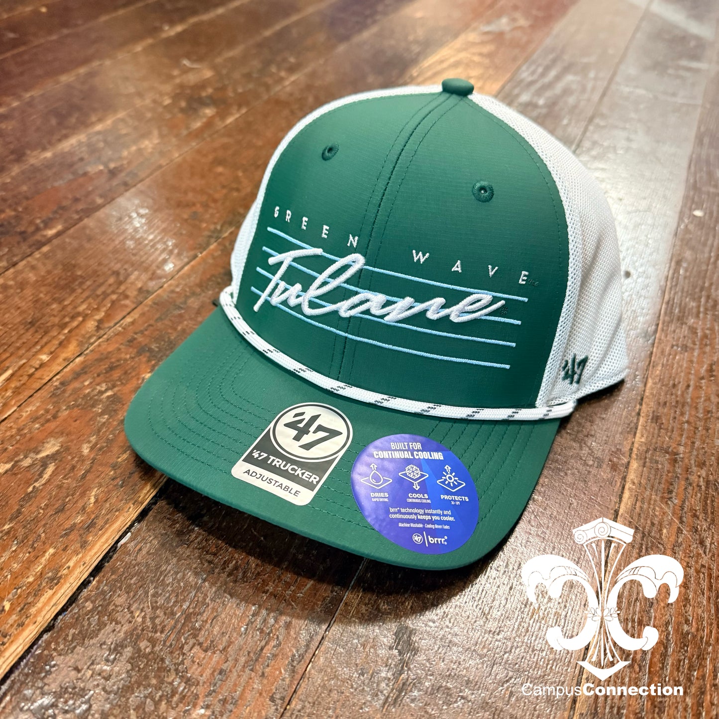 Tulane Downburst Trucker Rope Hat