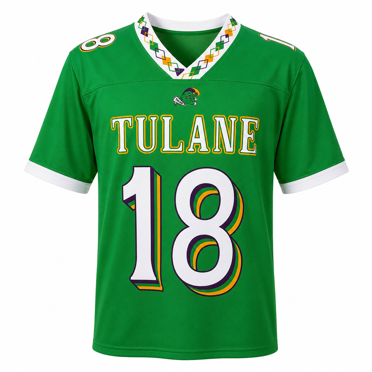 Tulane Football Mardi Gras City Edition Replica Jersey