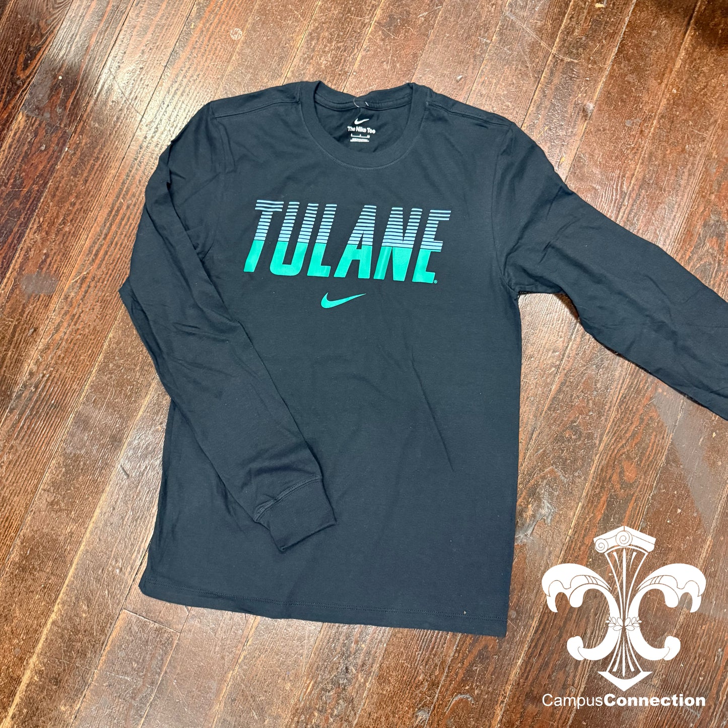 Tulane Gradient Stripe Nike Long Sleeve Shirt